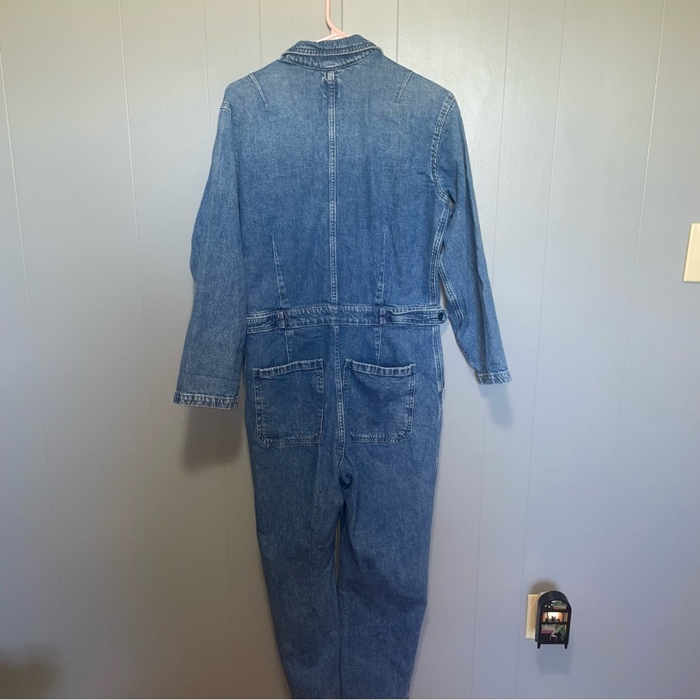 Gap Denim Long Sleeve Jumpsuit Size 6 - Picture 6 of 6